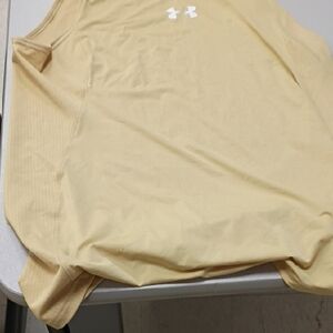 Under Armour Men's Light Yellow Tank Top